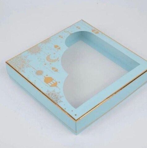 10  Lu 25x25x5 Pencereli Dini Ürün Kutusu (hac / umre / ramazan )