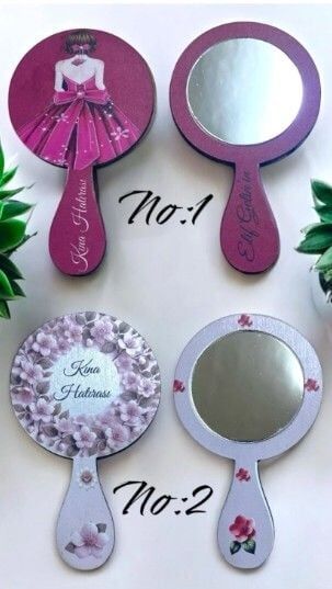 Çift tarafı baskılı Mdf El Aynası