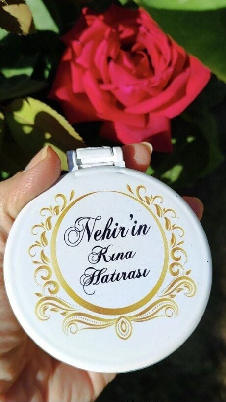 Kına Gecesi Hediyelik Baskılı Plastik Ayna