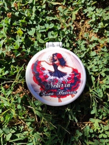 Kına Gecesi Hediyelik Baskılı Plastik Ayna