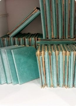 12.5 x 16.5 cm Kadife Kumaş Kaplı Yasin i Şerif (80 Sayfa)'3' No Krem - 10 Adet / Paket - Islak Kadife