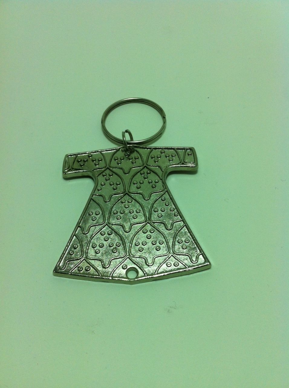 Kaftan metal anahtarlık Gümüş 20 li