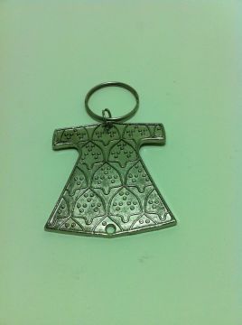 Kaftan metal anahtarlık Gümüş 20 li
