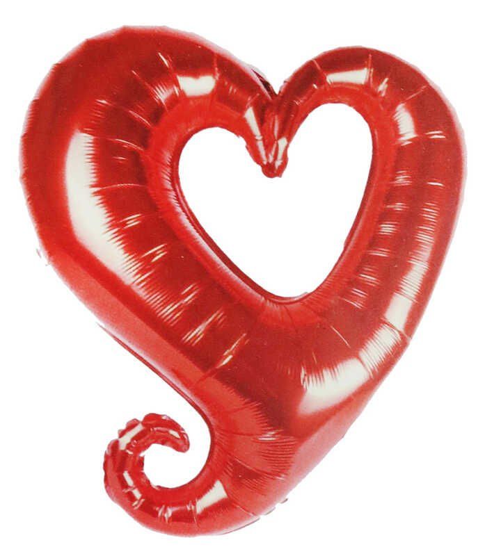 FOLYO BALON KALPLİ  KIRMIZI 18 İNC P1-1000