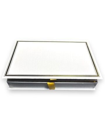 Taslama Çikolata Kutusu 24 Gözlü Beyaz