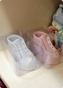 Polyester Büyük Patik Bebek Şekeri Obje