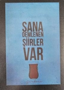 5 li set Ahşap Poster Baskılı (20*30  Cm)