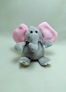 14 Cm Oturan Peluş Fil