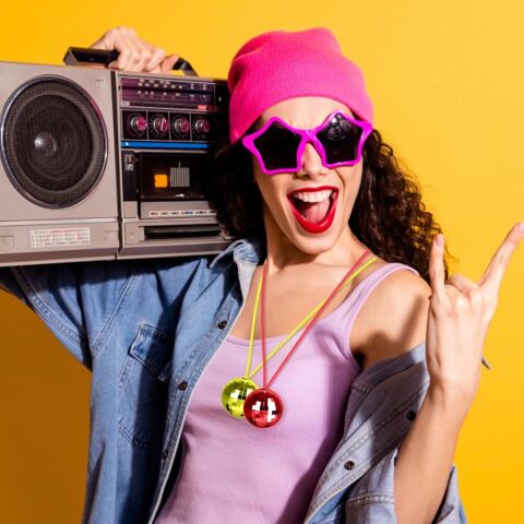 70'ler, 80'ler ve 90'lar Temalı Disko Topu Kolye Seti 6 Adet