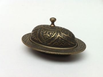Sarı eskitme Lokumluk oval (6.5 x 9 cm)