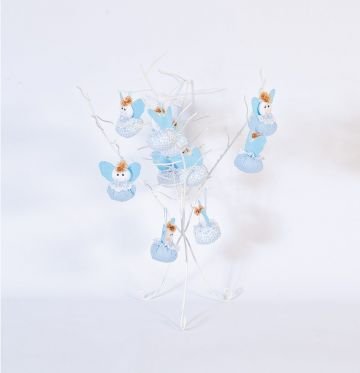 Renkli Ferforje Dilek Şeker (kurabiye) Sunum ağacı 1 Ad. - Mavi