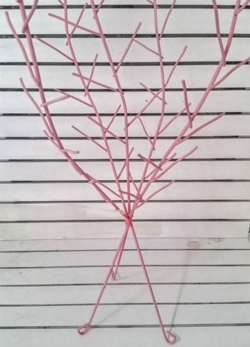 Renkli Ferforje Dilek Şeker (kurabiye) Sunum ağacı 1 Ad. - Pembe