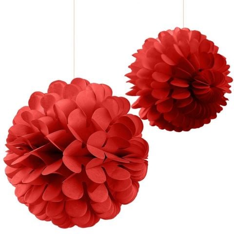 Dekoratif Top Süs İkili (25 Cm + 30 Cm)