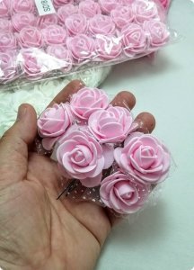 4 cm Büyük Lateks Gül