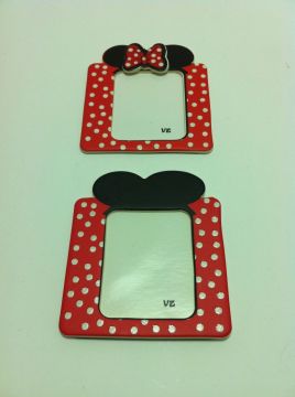 Magnetli mini-miki doğum günü çerçeve Mini Çerçeve (kız 25 li)