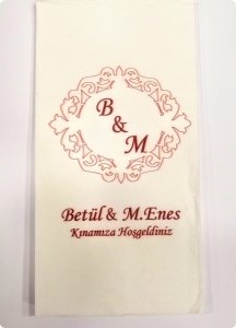 25 li Size Özel Baskılı Peçete