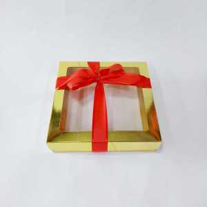 20x20x5 cm Asetat Pencereli Karton Kutu
