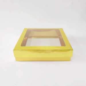 20x20x5 cm Asetat Pencereli Karton Kutu