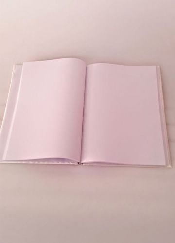 Bebek Kafalı Anı / Hatıra defteri Şantuk Kumaşlı Krem - İpek Şantuk - Kız Bebekli