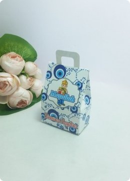 20 li Sünnet Karton Mini Çanta / Kutu