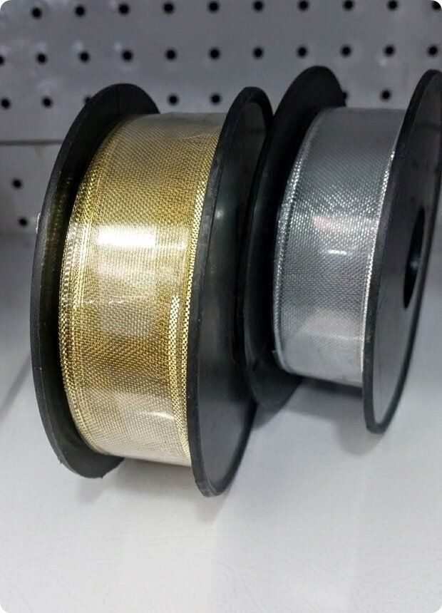 2,5 cm Şifon Organze Şerit Kurdela 25 Metre