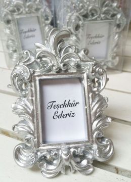 ( Kampanyalı Ürün) 10 Adet Vesikalık Polyester Barok Oymalı Osmanlı  Çerçeve ( Dayama Ayaklı )