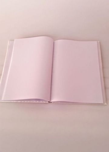 Örme Patikli Anı / Hatıra defteri Şantuk Kumaşlı Pembe - İpek Şantuk