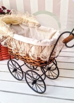 Puset Bebek şekeri Sunum Sepeti ankara