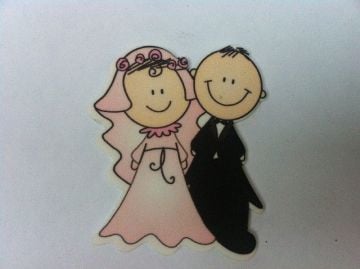 Gelin damat nikah şekeri obje1
