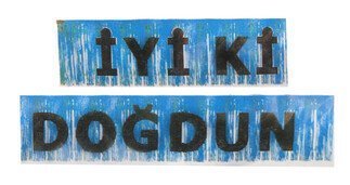 İYİKİ DOĞDUN BANNER PÜSKÜLLÜ METALİZE MAVİ