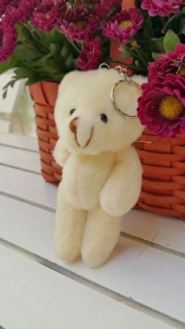 12 cm Anahtarlıklı Pelüş Ayıcık Paketinde ;
