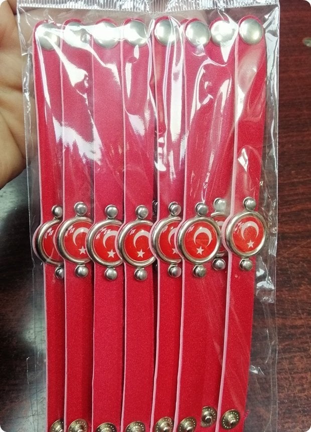 10 Lu Ay Yıldız Deri Kademeli Bileklik