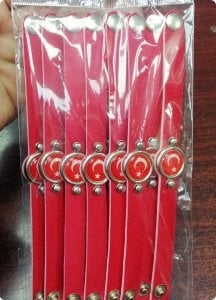 10 Lu Ay Yıldız Deri Kademeli Bileklik