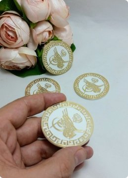 Dekoratif Osmanlı Tuğra (PVC)