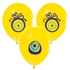 100 LÜ BALON NAZAR BONCUĞU SARI