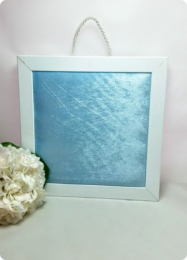 30x30 Cm Ahşap,Kadife Kumaşlı Kare Profil Kapı Süsü Fon Süzsüz