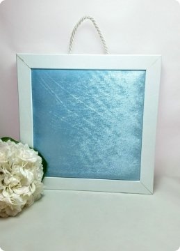 30x30 Cm Ahşap,Kadife Kumaşlı Kare Profil Kapı Süsü Fon Süzsüz