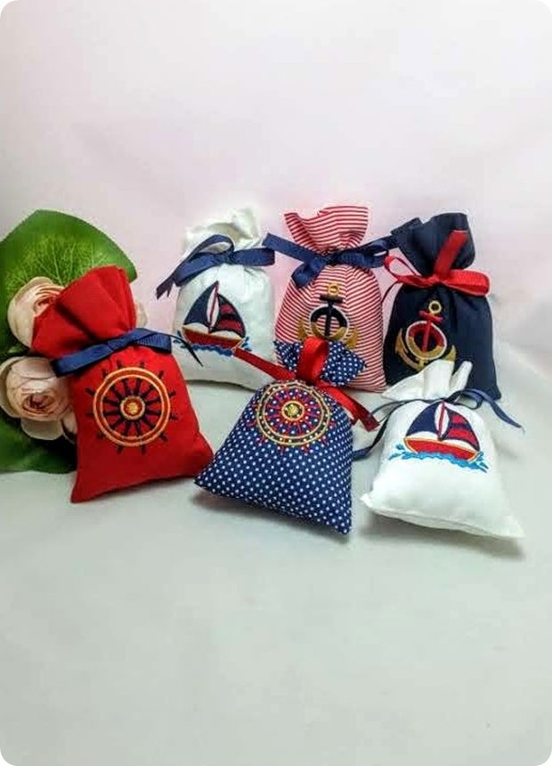 36 Adet Lavanta Kesesi; Denizci,Marin Temalı,Doğum Günü,,Bebek Hediyelikleri