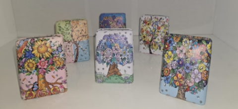 12'li Büyüteçli Dikdörtgen Cep Aynası