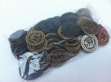 100 lü pvc (allah&muhammed yazılı) tura Ayet İç obje