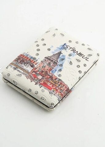 12'li Büyüteçli Dikdörtgen Cep Aynası MZ-119