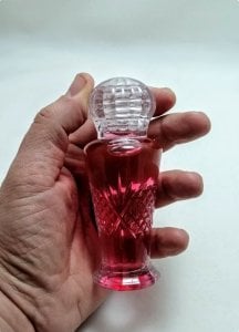 50 cc Kristalize Mini Vazo Cam Kolonya Şişesi
