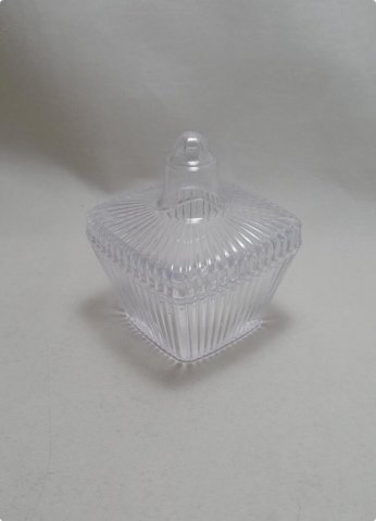 Kare Pvc Çizgili Kubbeli Şekerlik