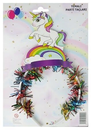 TAÇ UNICORN METALİZE SÜSLÜ