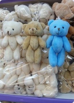 elbisesiz Ayıcık Bebek Şekeri Obje