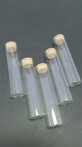 12 Cm Mantar Tıpalı Deney Tüp şişe