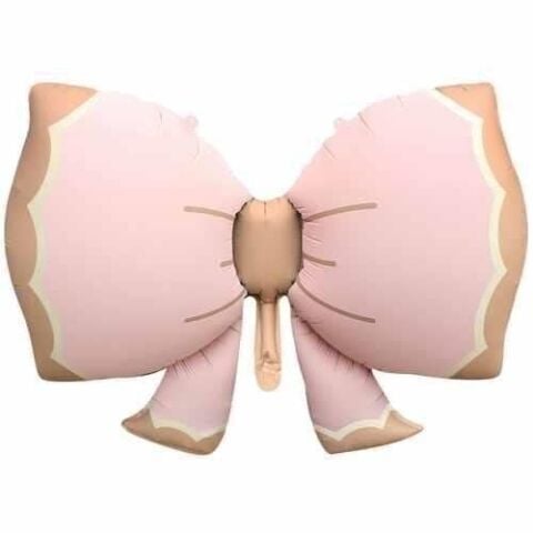 Fiyonk şeklinde retro renk FOLYO BALON 92*58,5cm