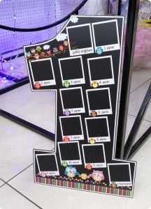 1 Yaş Fotoğraf Çerçevesi standı