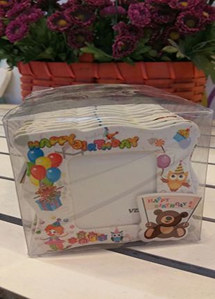 25 li Magnet Çerçeve mini Ayı (Happy Birthday)