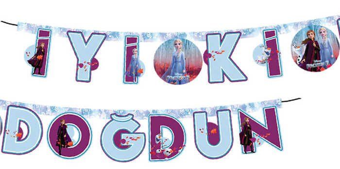 FROZEN 2 FLAMA İYİKİ DOĞDUN YAZI